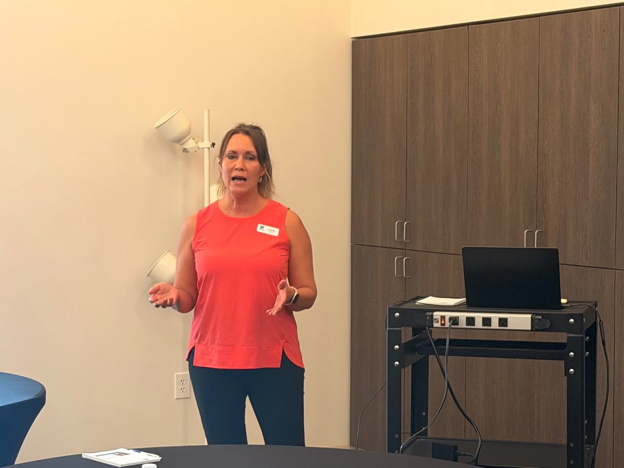 Angela Dickey speaking during TREW Forum 3